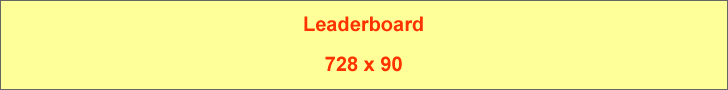 Leaderboard advert